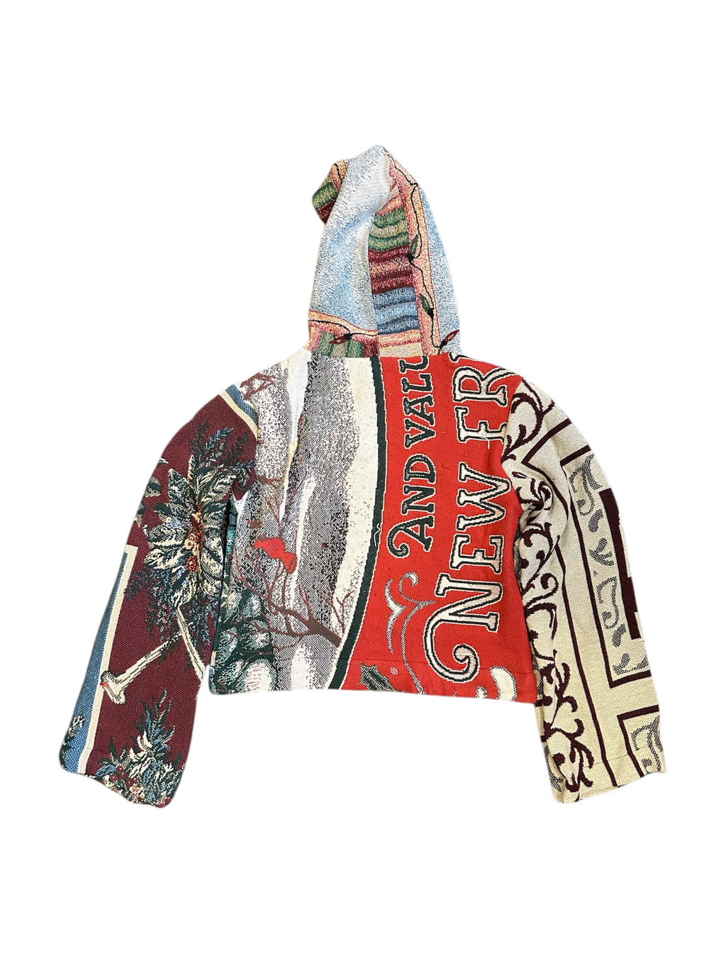 Size S 1/1 new cool snowman tapestry hoodie