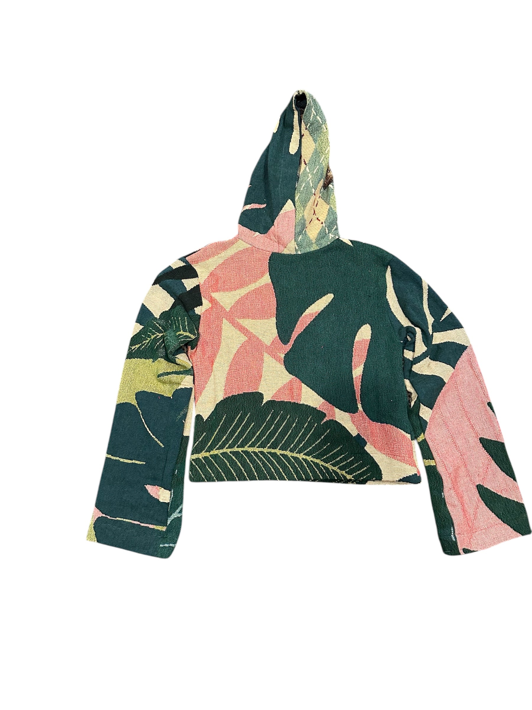 Size S 1/1 leaves tapestry hoodie