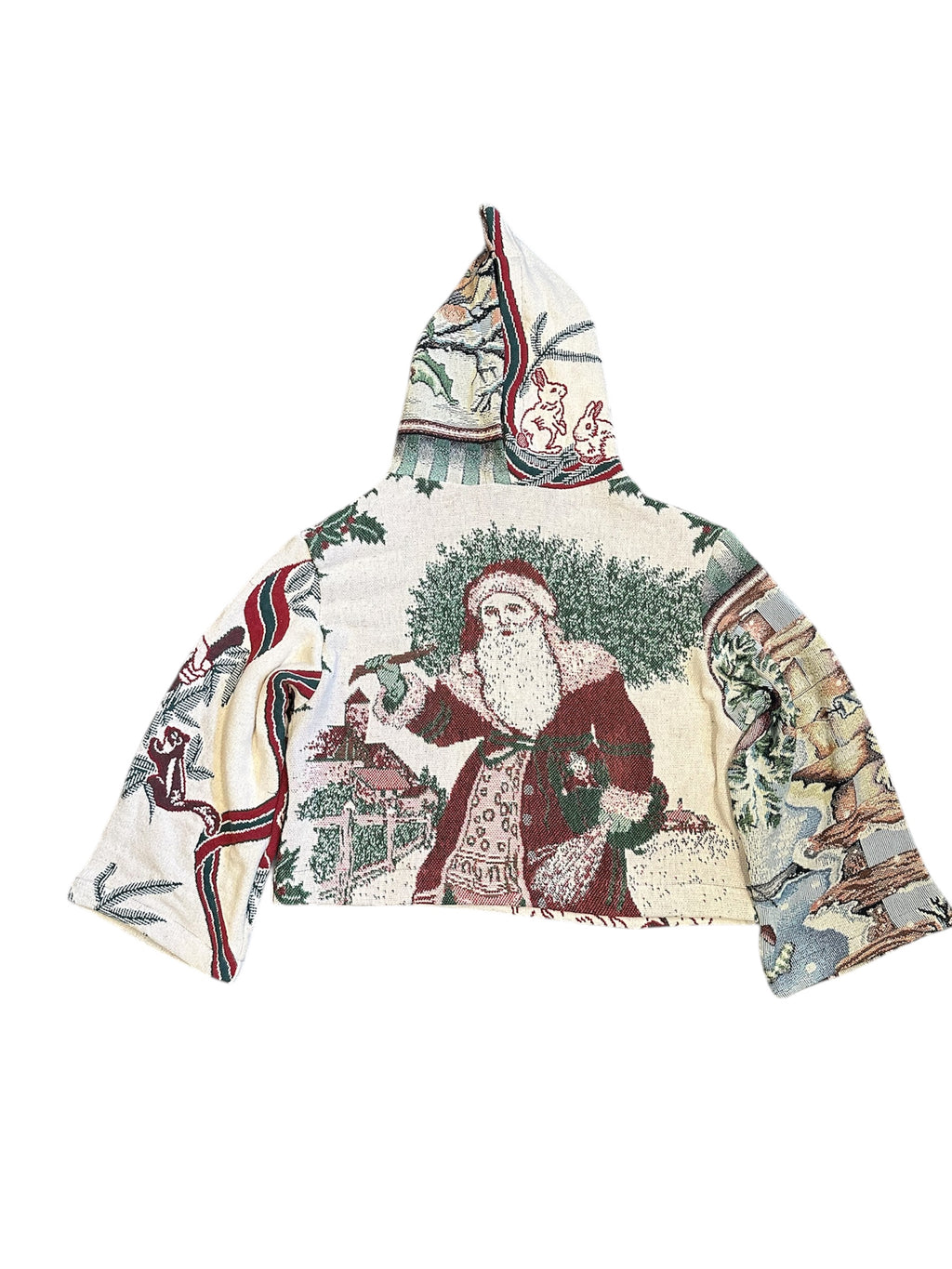Size XL 1/1 Santa tapestry hoodie