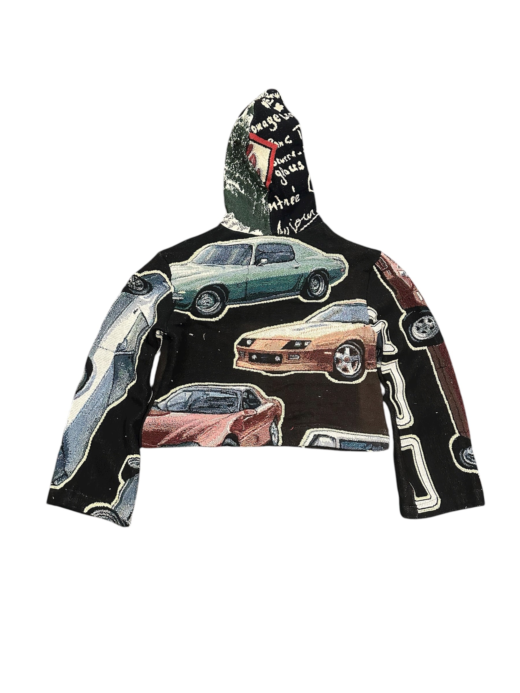 Size M 1/1 camaro tapestry hoodie