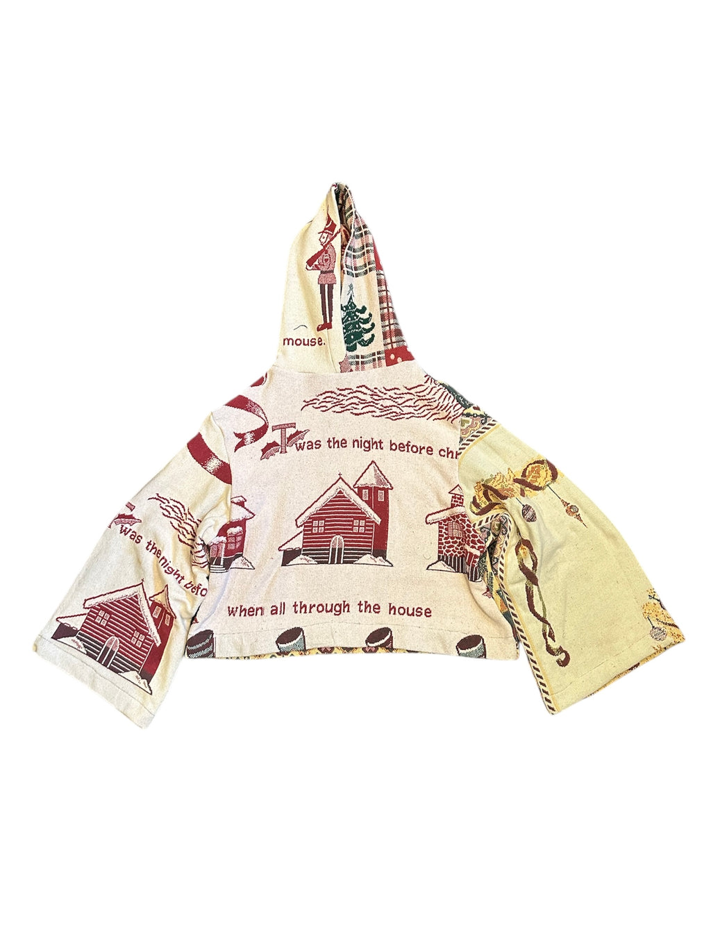 Size L 1/1 twas the night before tapestry hoodie