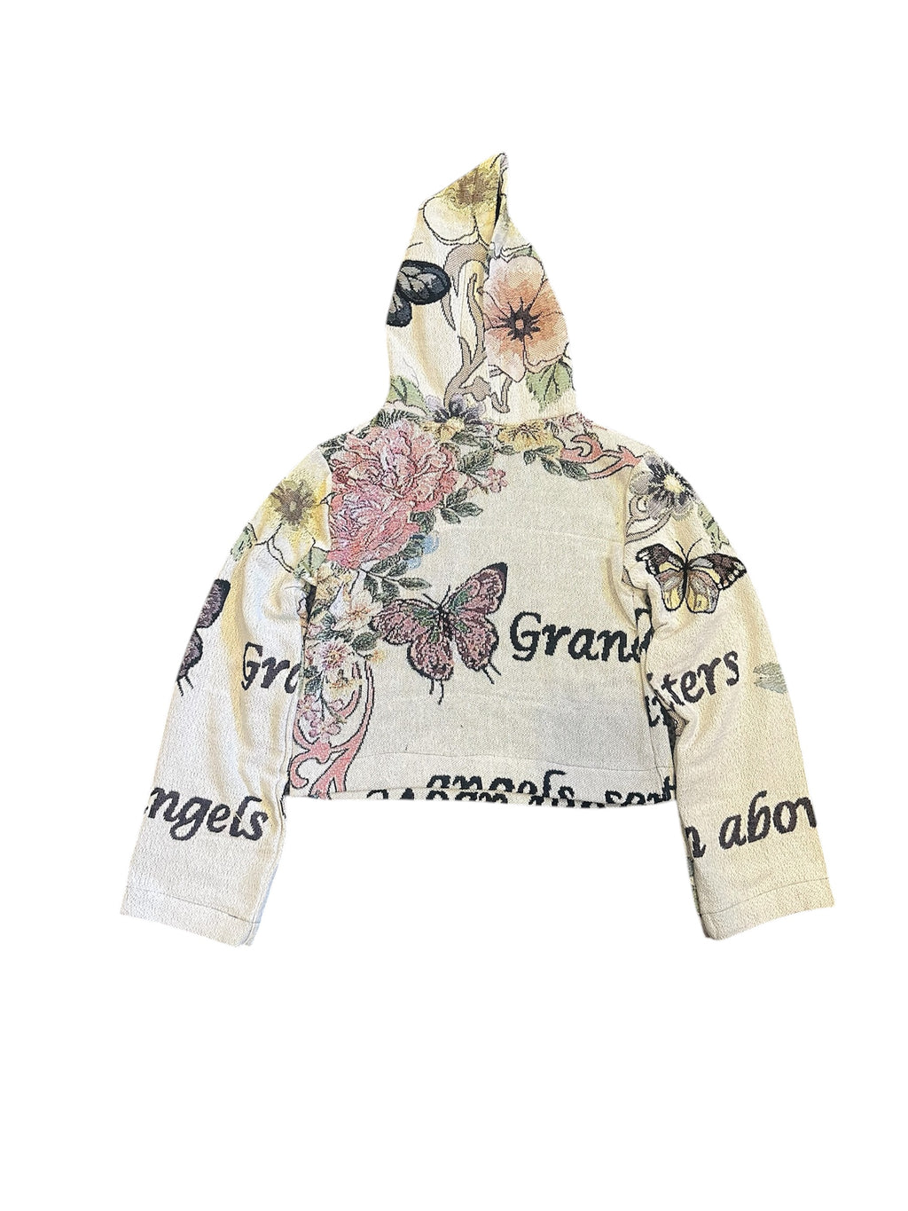 Size S 1/1 grandma tapestry hoodie