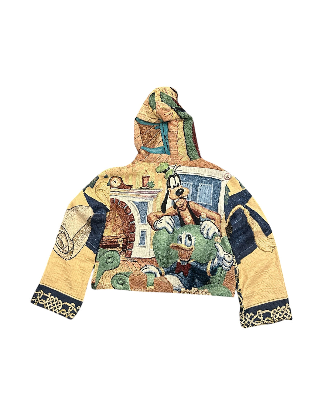 Size M 1/1 mickey tapestry hoodie