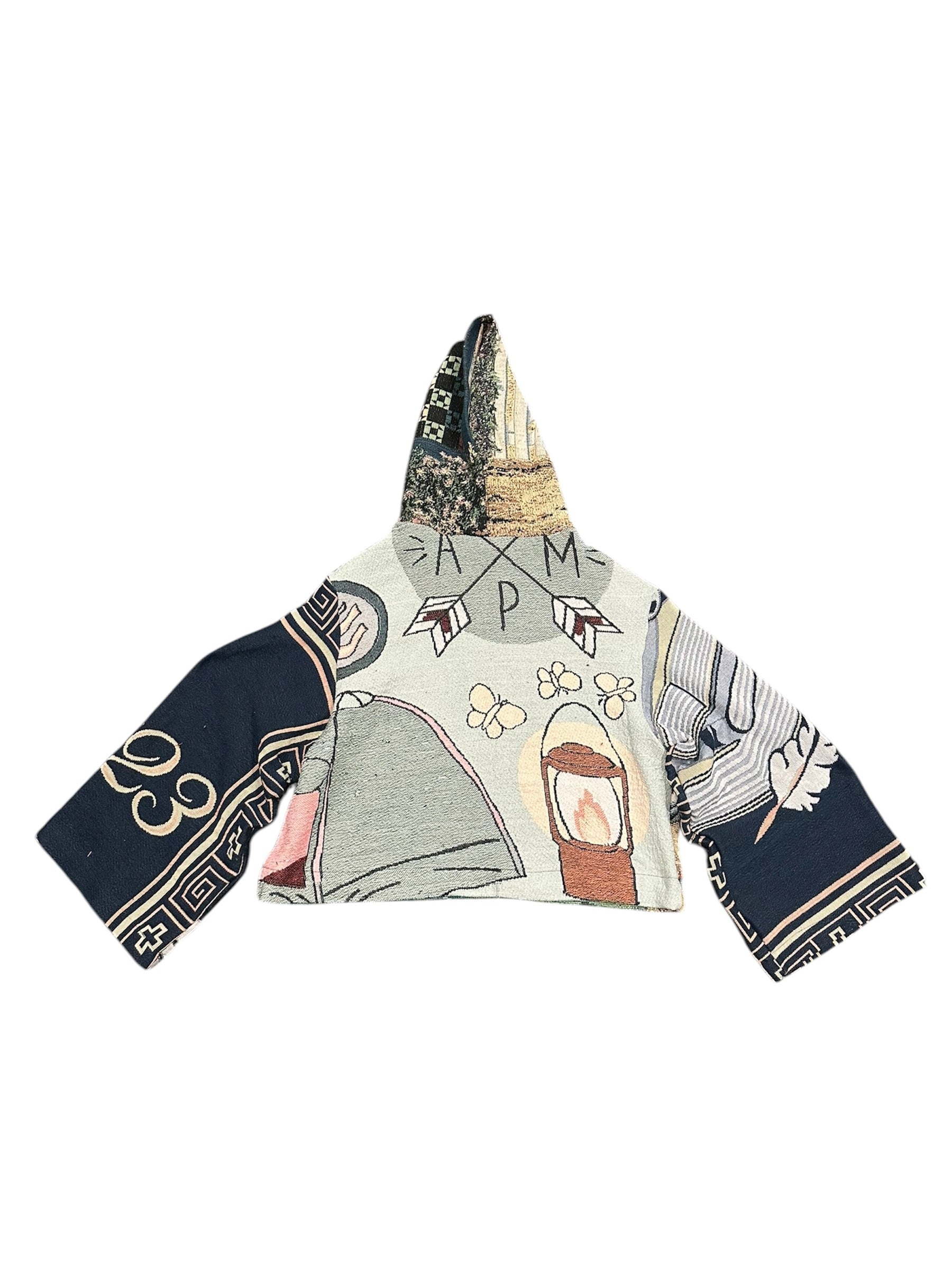 Size L 1/1 goofy back tapestry hoodie