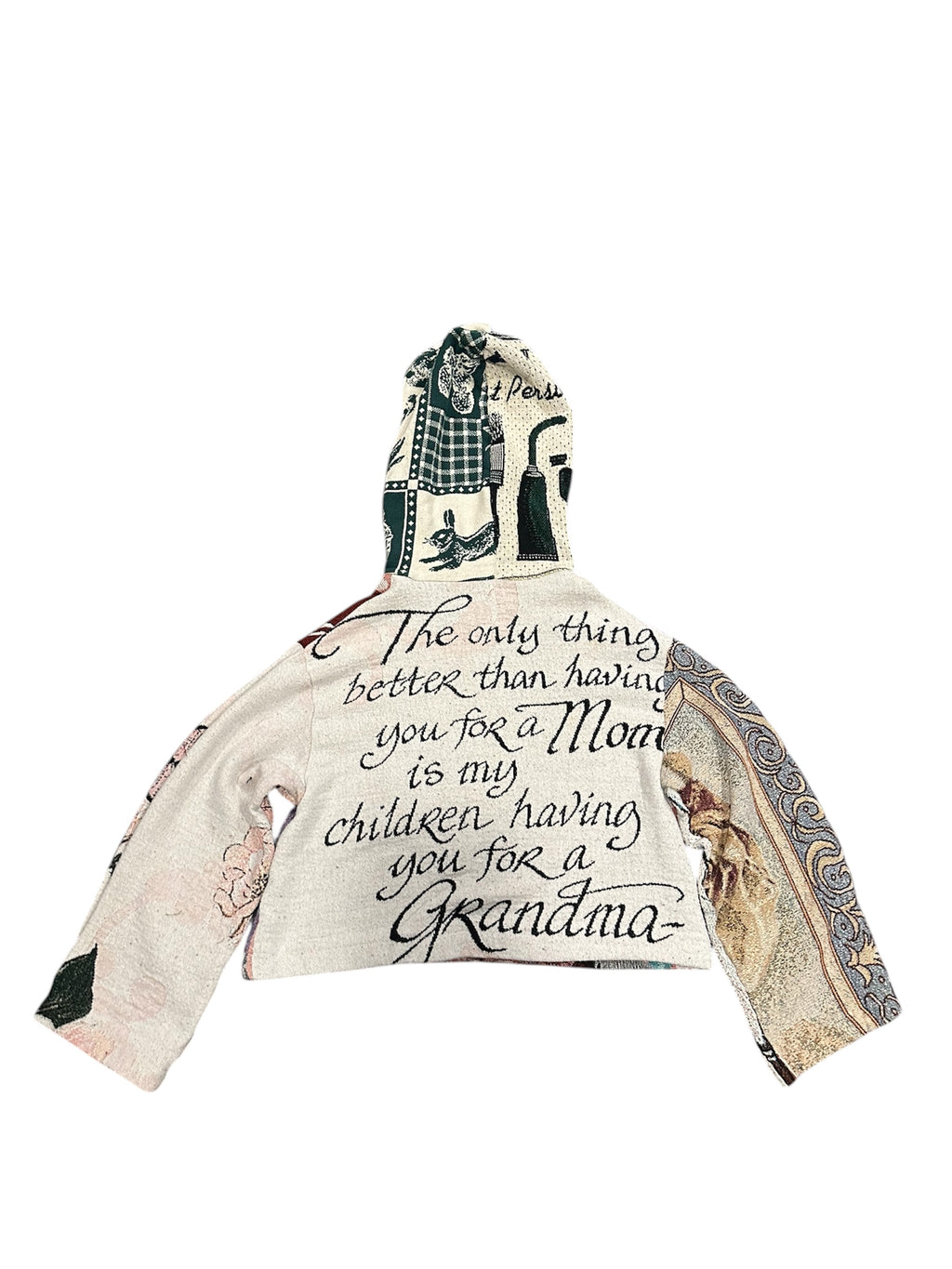 Size L 1/1 love Lucy tapestry hoodie