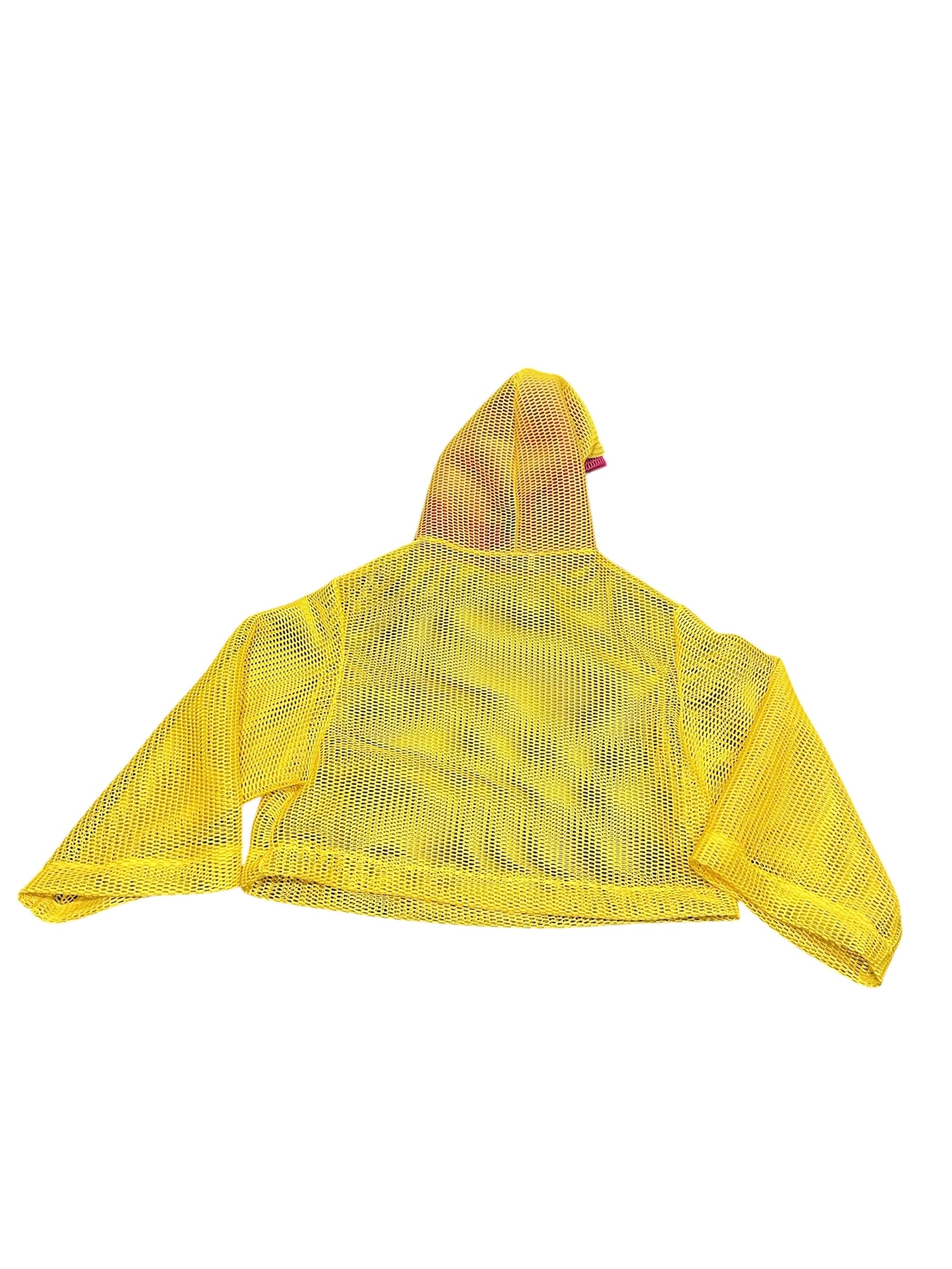 1/1 oversized rubber duck & beets mesh hoodie