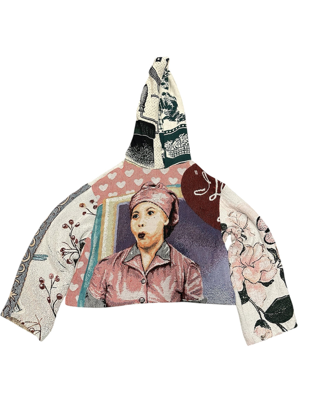 Size L 1/1 love Lucy tapestry hoodie