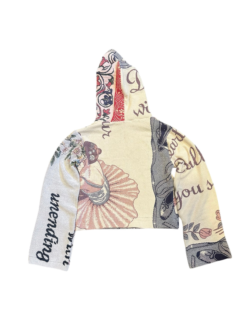 Size S 1/1 ballet tapestry hoodie