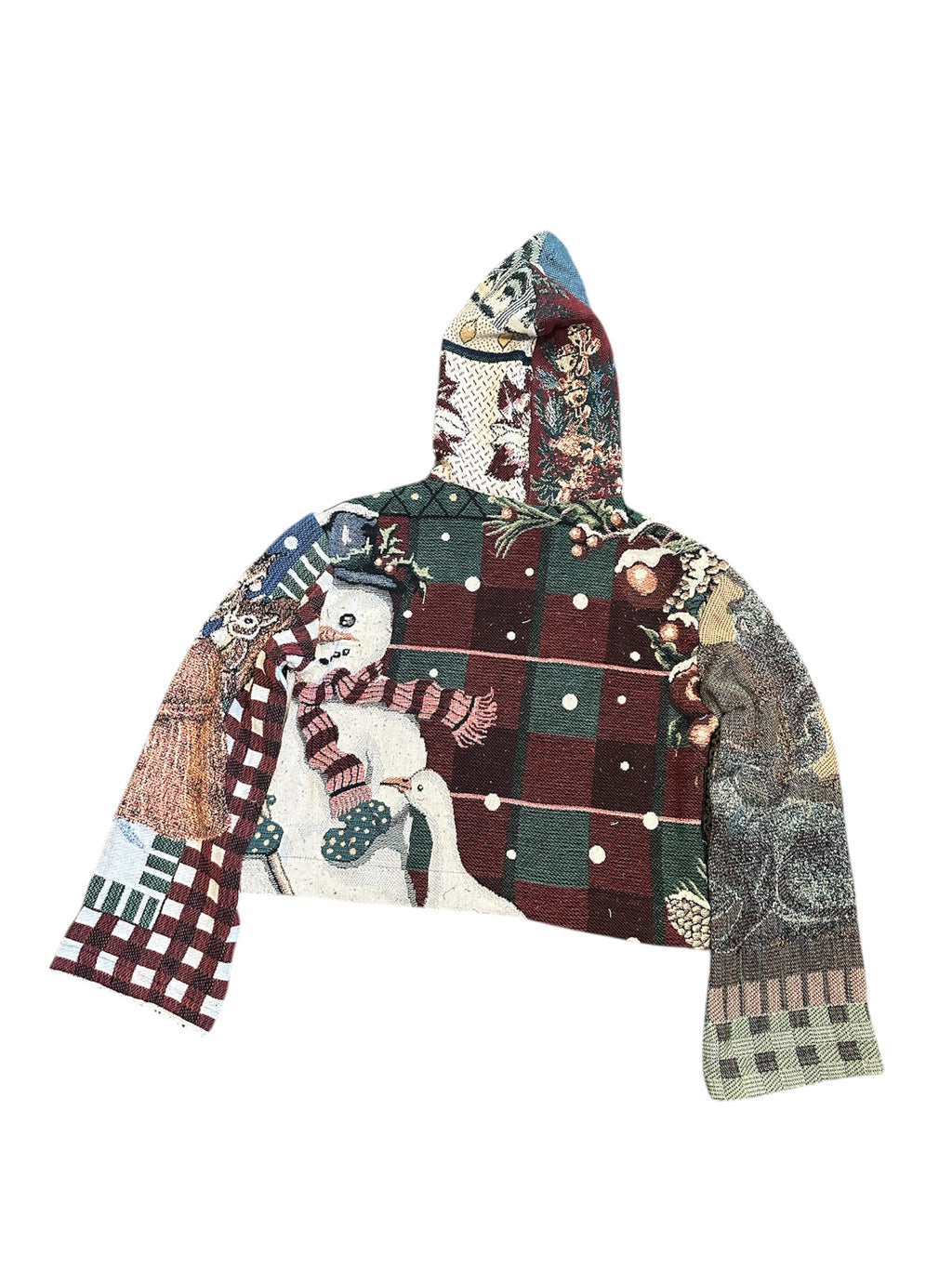 Size M 1/1 reindeer tapestry hoodie