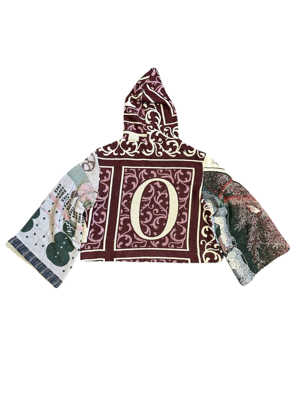 Size L 1/1 snowman fam tapestry hoodie