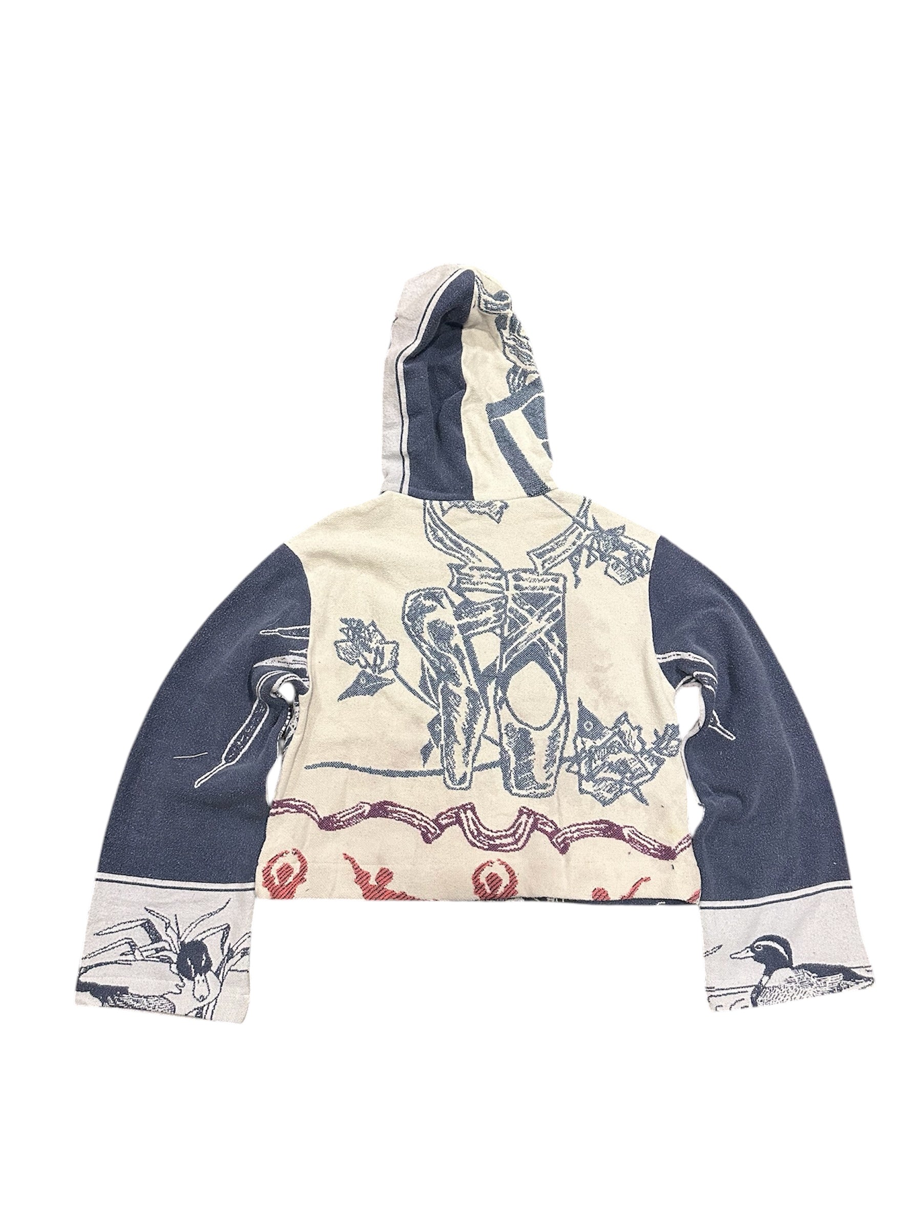 Size M 1/1 ducks tapestry hoodie