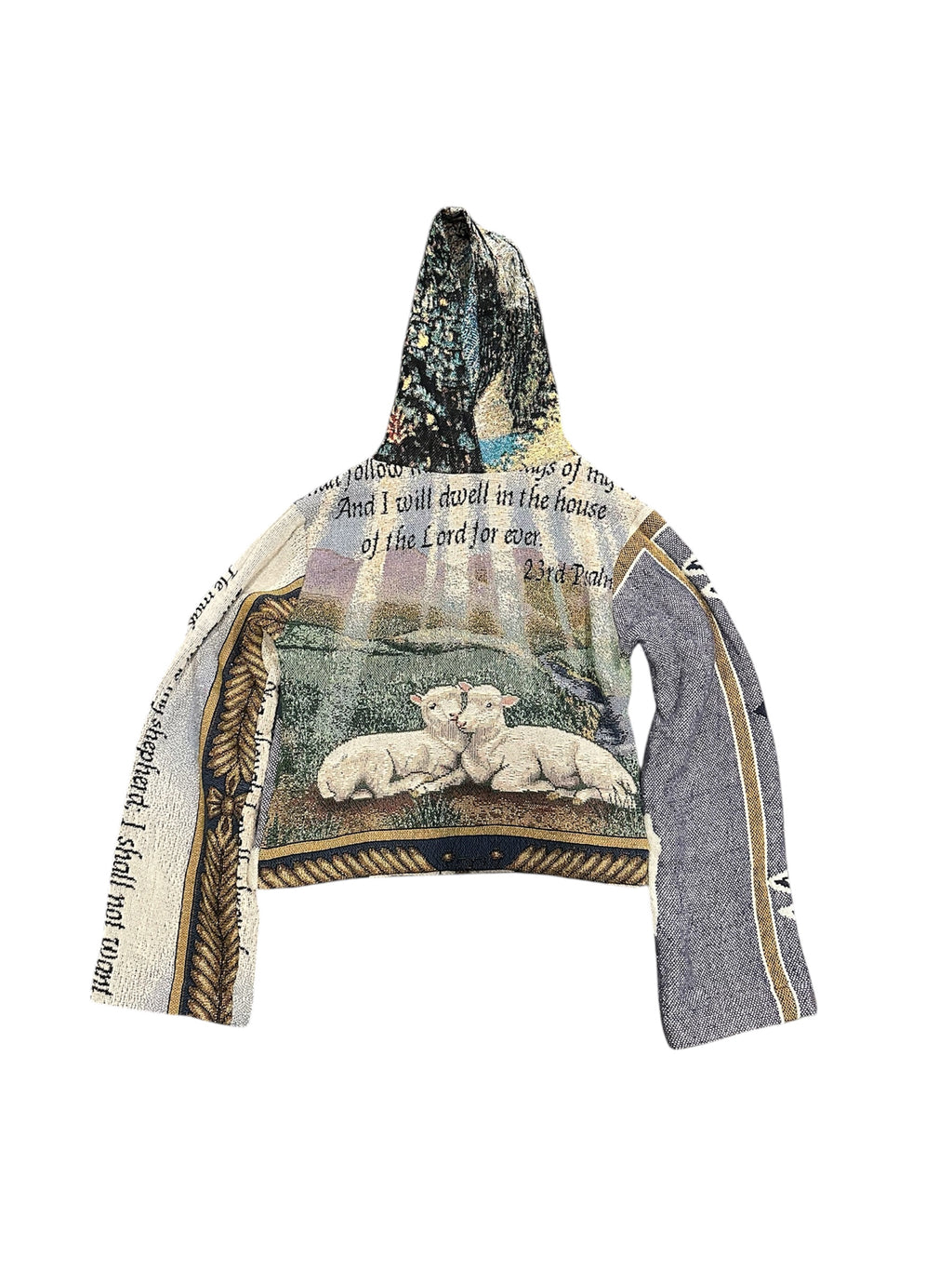Size S 1/1 lambs tapestry hoodie