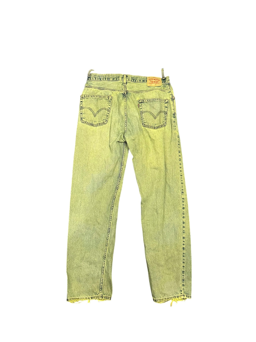 Size 36 slime dyed jeans