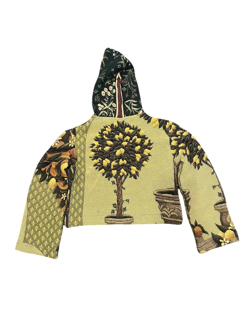 Size M 1/1 lemon tree tapestry hoodie