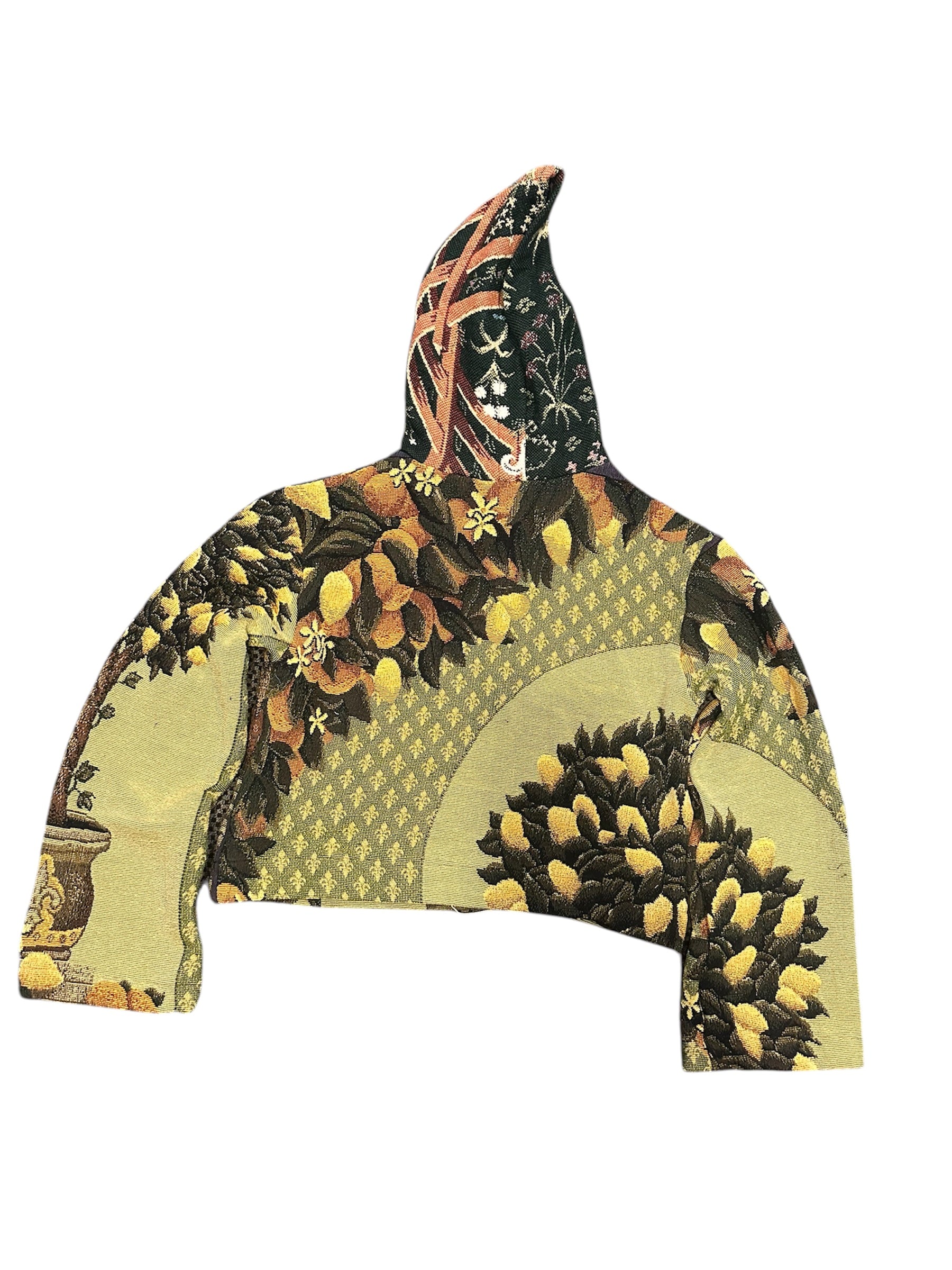 Size M 1/1 lemon tree tapestry hoodie
