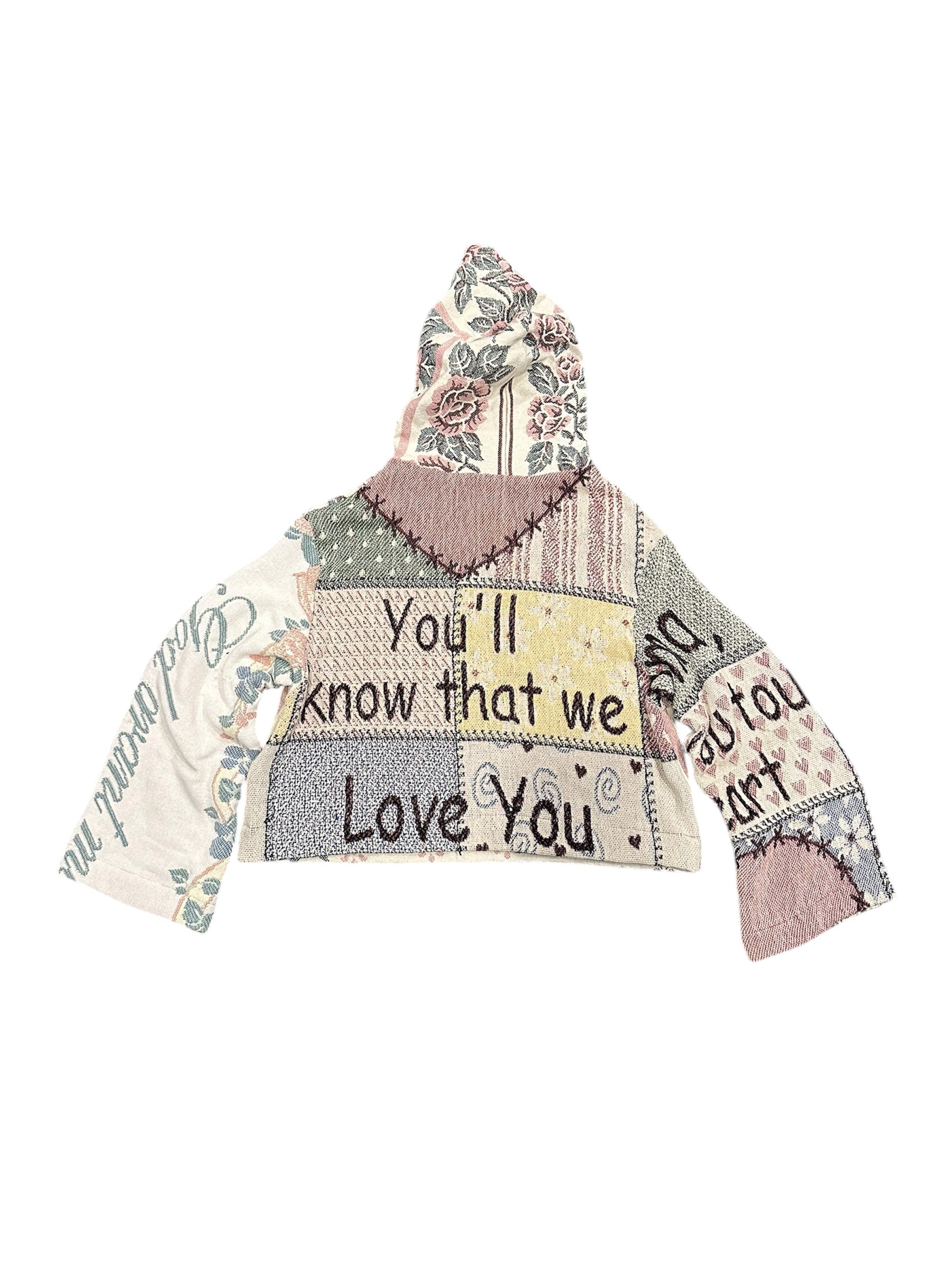 Size L 1/1 grandmas make tapestry hoodie