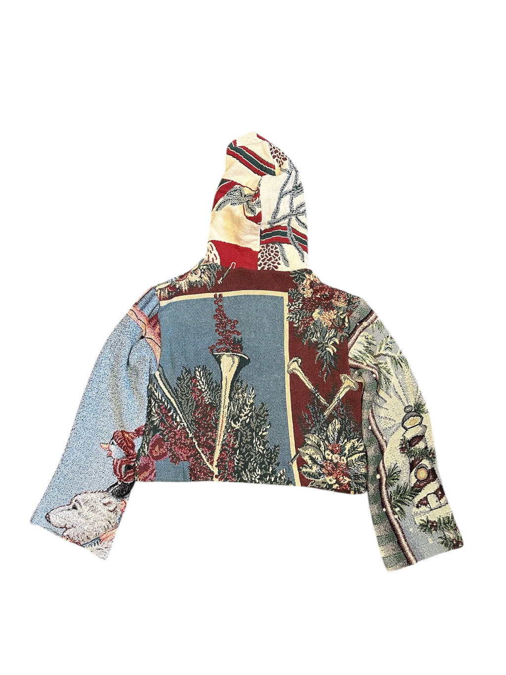 Size M 1/1 holiday tinsel hoodie