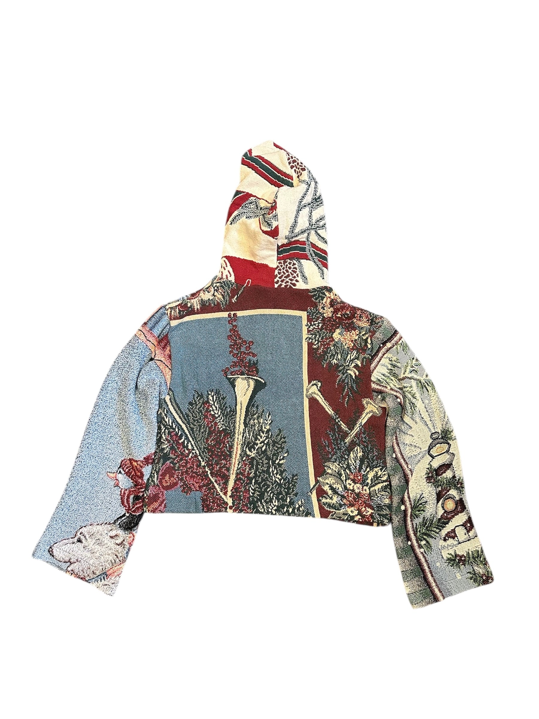 Size M 1/1 holiday tinsel hoodie