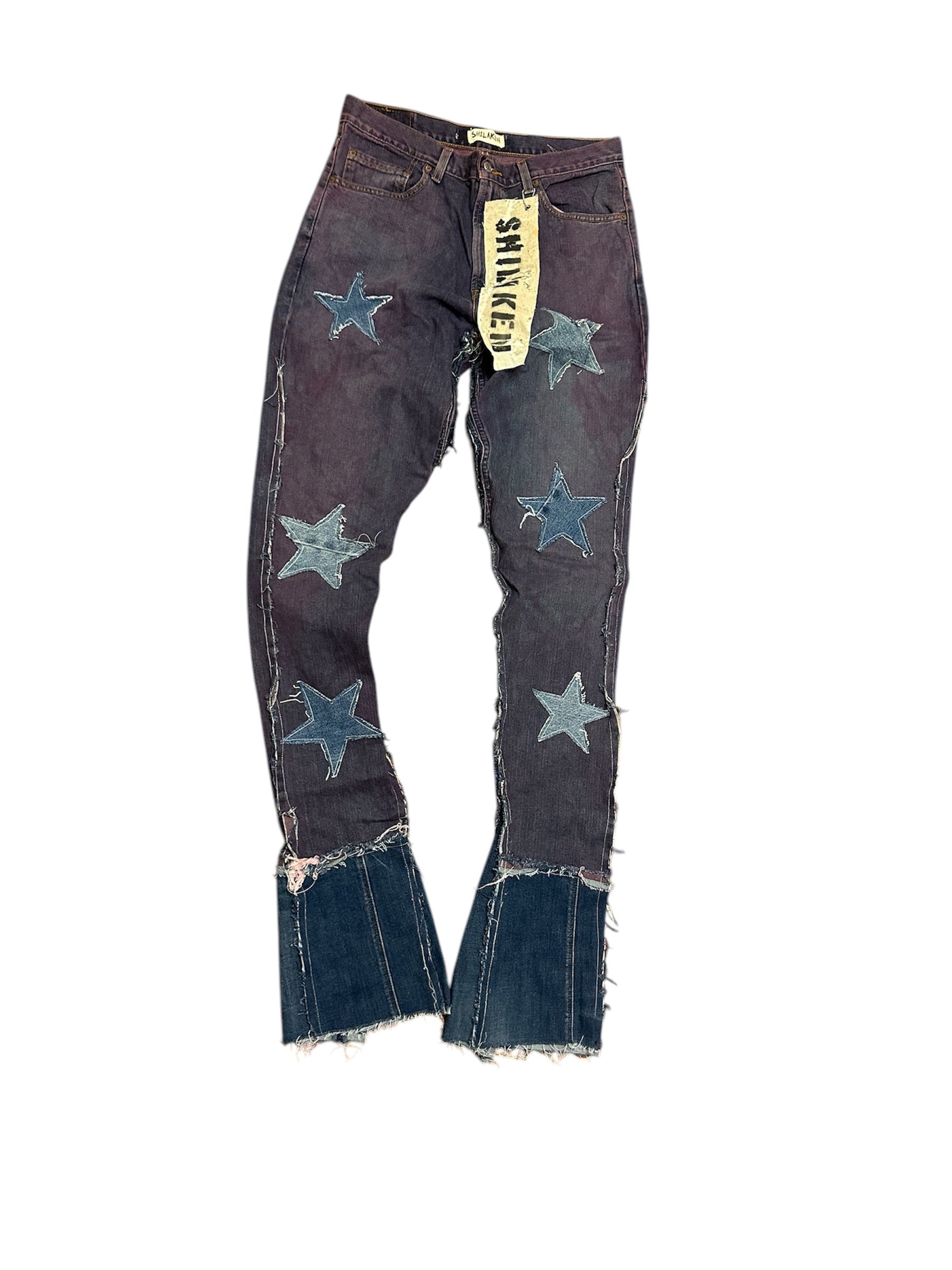Size 34 Purple Skinny Star Jeans