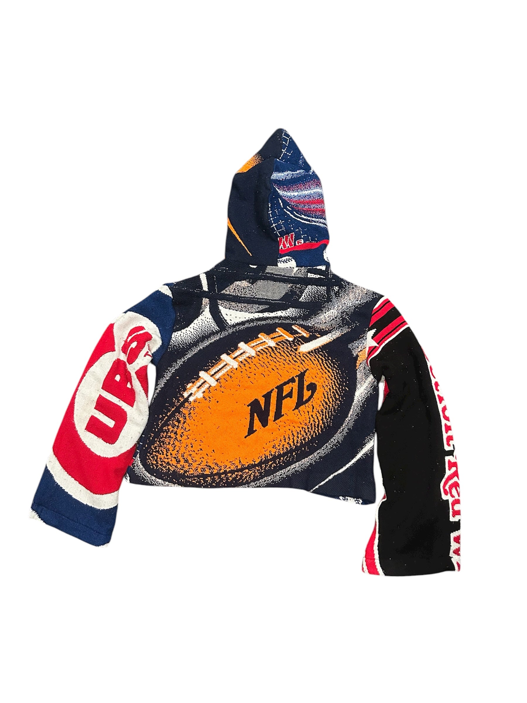 Size M 1/1 red wings tapestry hoodie