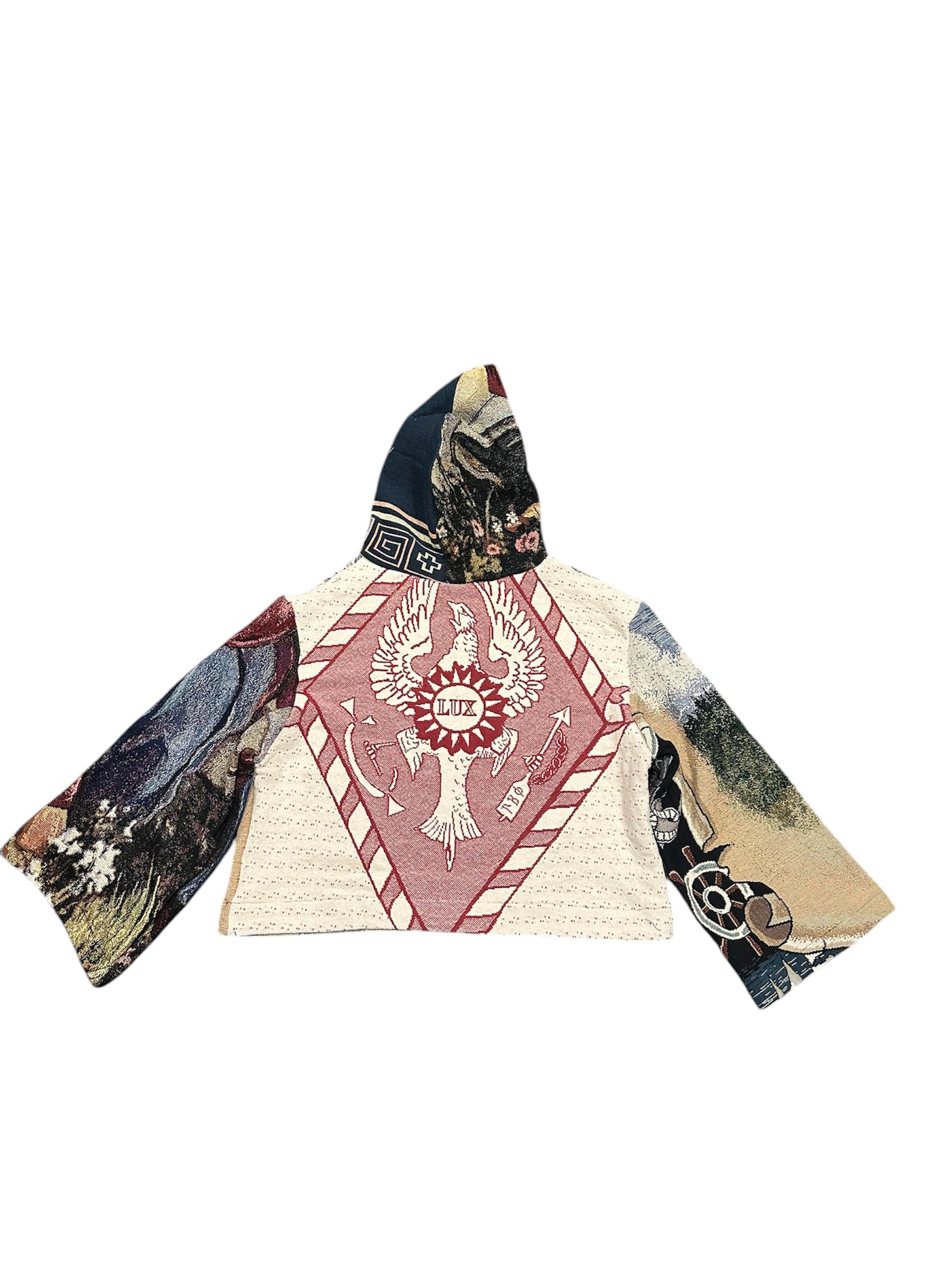 Size XL 1/1 fire island tapestry hoodie