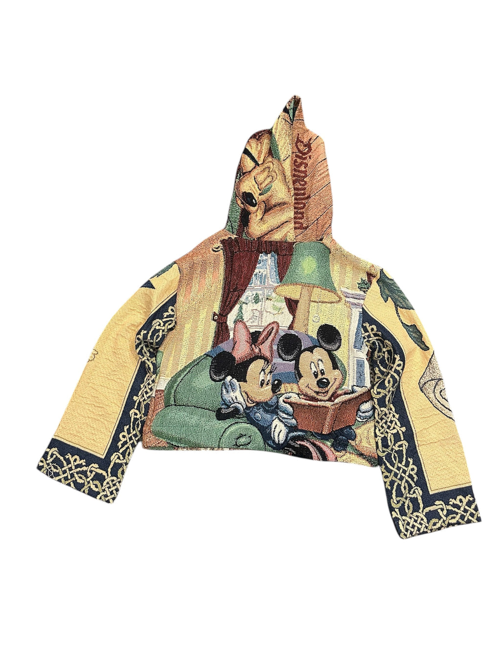 Size M 1/1 mickey tapestry hoodie