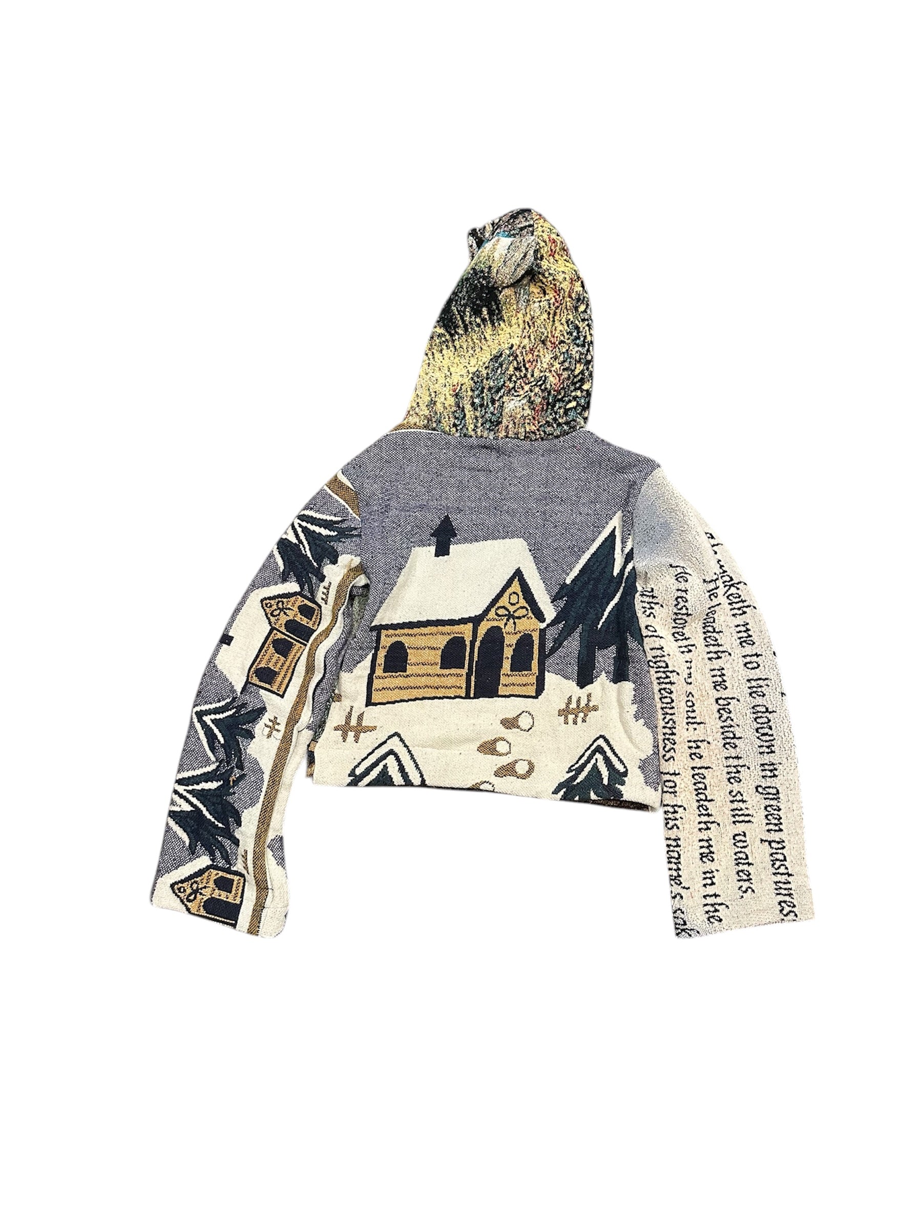 Size S 1/1 lambs tapestry hoodie