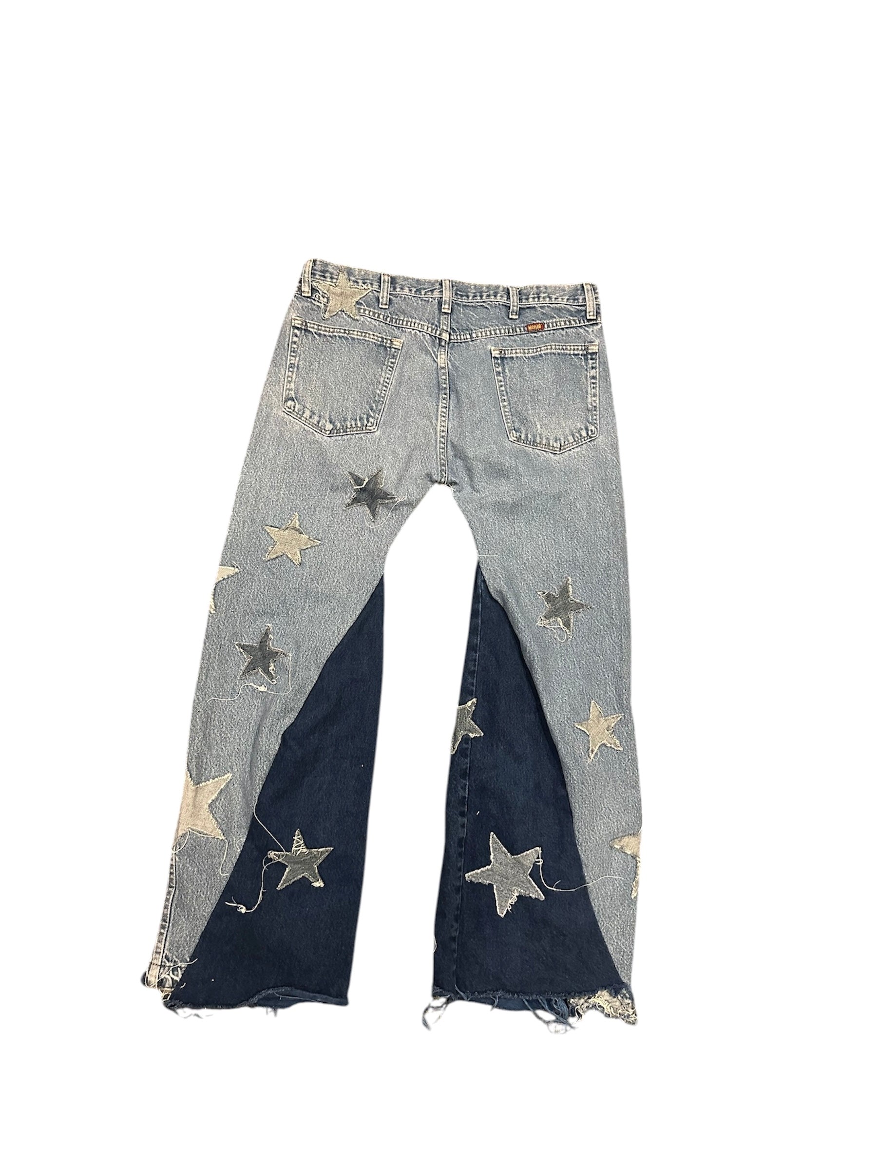 Size 38 Two Tone Star Jeans