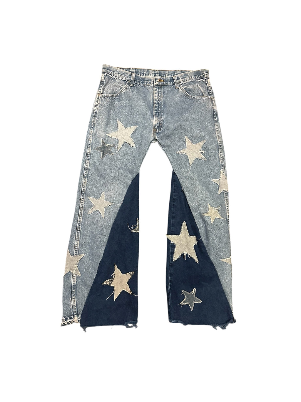 Size 38 Two Tone Star Jeans
