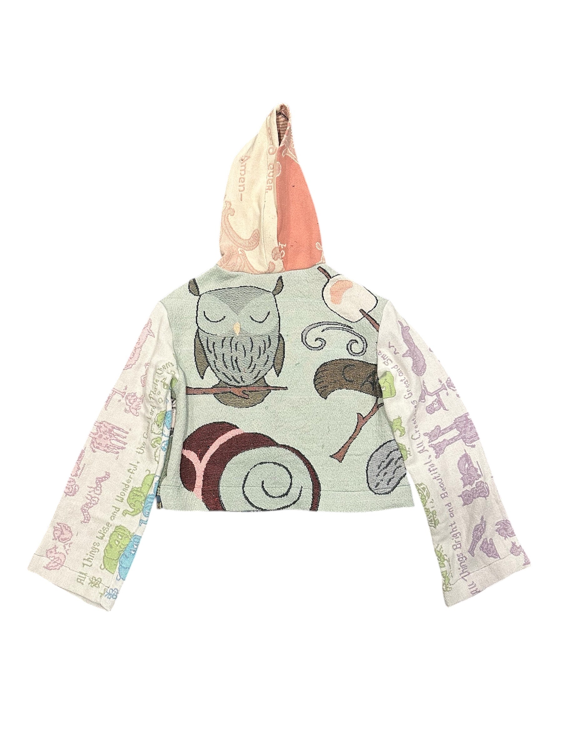 Size M 1/1 jesus foot tapestry hoodie