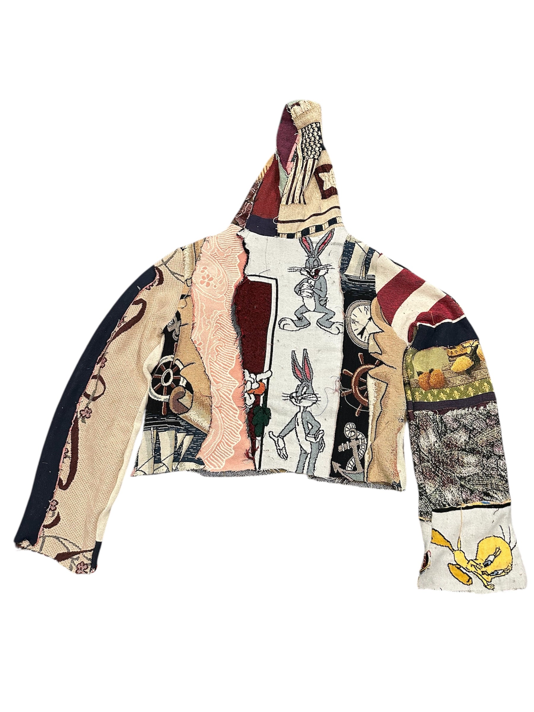 Size L 1/1 smash tapestry hoodie