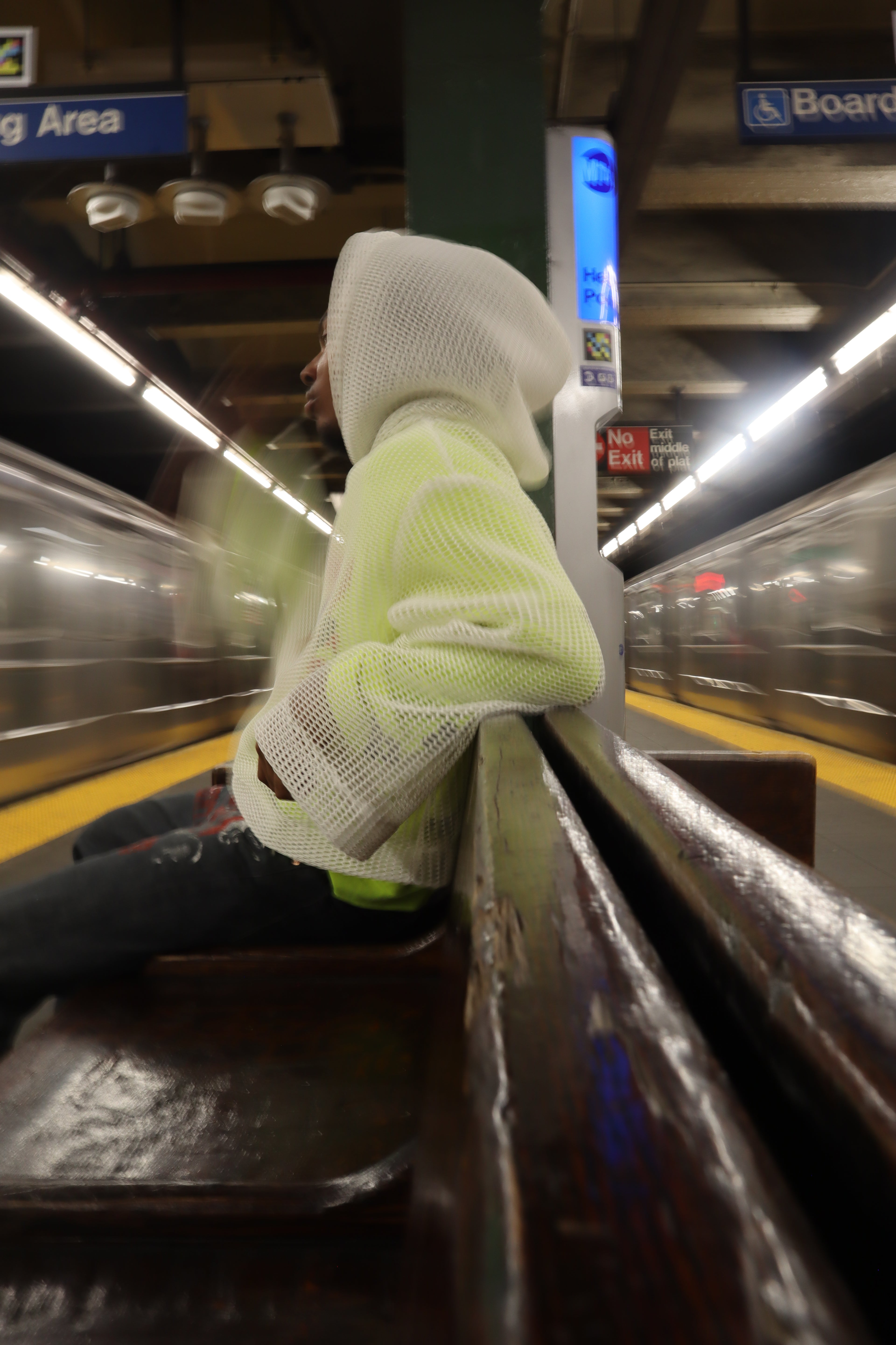 0602 ice cream mesh hoodie