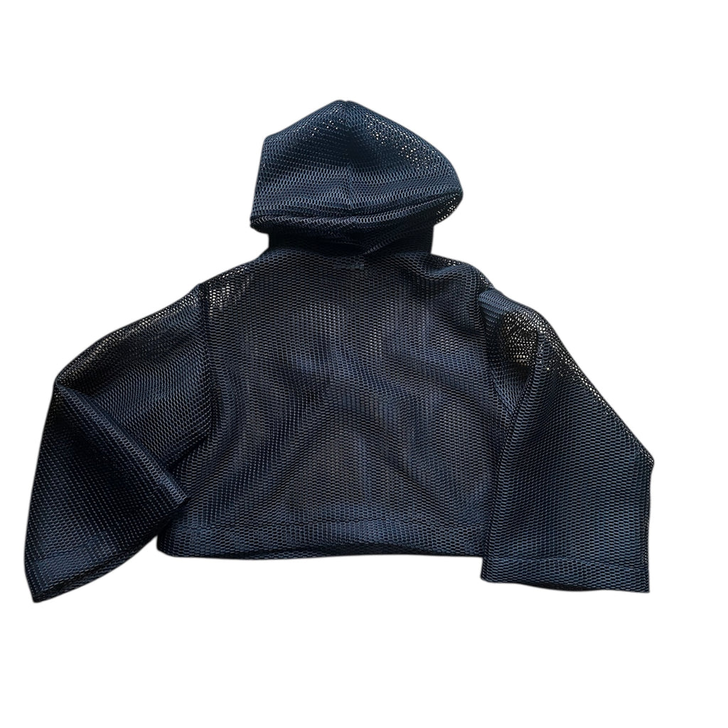 0602 charcoal mesh hoodie